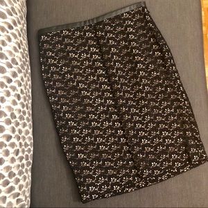 Diane Von Furstenberg lace pencil skirt